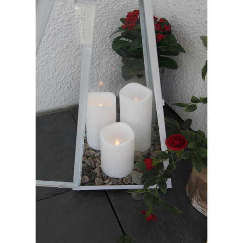Batterilys LED - 7,5 x 15 cm - Utendørs - Timer - www.frokenfraken.se