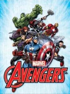 Avengers Marvel - Retro Metallskilt - 32x41 cm - www.frokenfraken.se