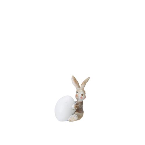 Kanin med egg - 1 stk - 9 cm - www.frokenfraken.se