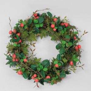 Krans - røde bær - Ø30 cm - www.frokenfraken.se
