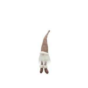 Nisse – Sittende - Brun - 40 cm - www.frokenfraken.se