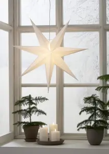 Adventsstjerne - Papir LYSA - 70 cm - www.frokenfraken.se