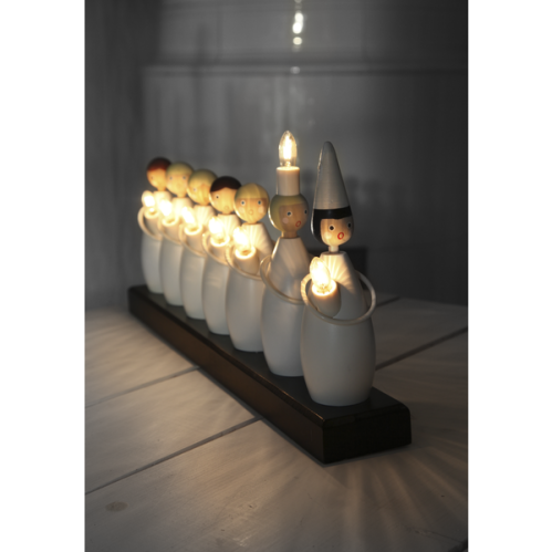 Lysstake - Luciatog - Elektrisk - 22 x 48 cm - www.frokenfraken.se