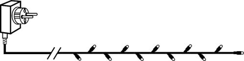 Lyslenke - Utendørs - 180 stk Micro LED varm hvit - 18 meter - www.frokenfraken.se