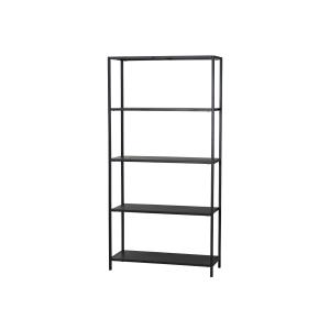 Hylle - Svart - 90 x 35 x 180 cm - www.frokenfraken.se