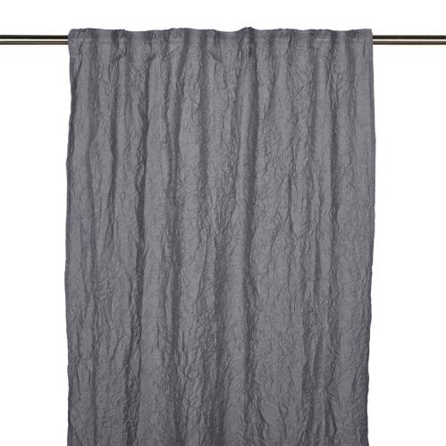 Gardiner - Multiband - Skrynklig - Grå - 2 X 130 X 280cm - www.frokenfraken.se