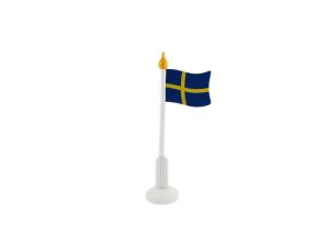 Flagg - Bordflagg i tre med fot - 24 cm - www.frokenfraken.se
