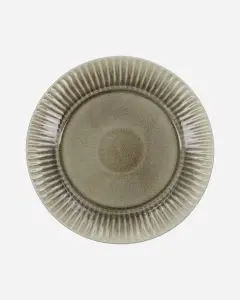 Middagstallerken - Pleat Grå/Brun - 12-pakning - Ø27 cm - www.frokenfraken.se