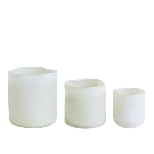 Lyslykt Ebba Stor - Hvit - Ø12 x H13 cm - www.frokenfraken.se