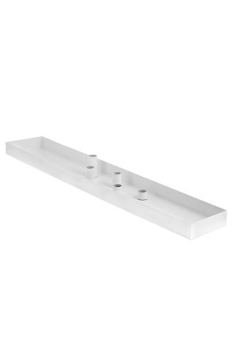 Bordslysestake - SUND - 5 lys magnet - Hvit - 80 cm - www.frokenfraken.se