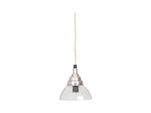 Lampe - Vinduslampe i glass med slipinger - Ø17 cm - www.frokenfraken.se