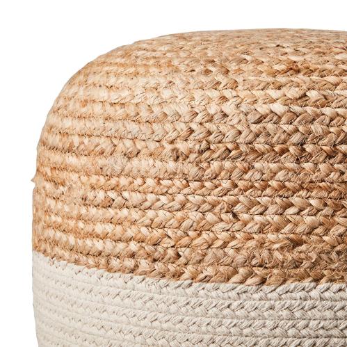 Sittepuff - Natur/elfenben - Ø40 x 35 cm - www.frokenfraken.se