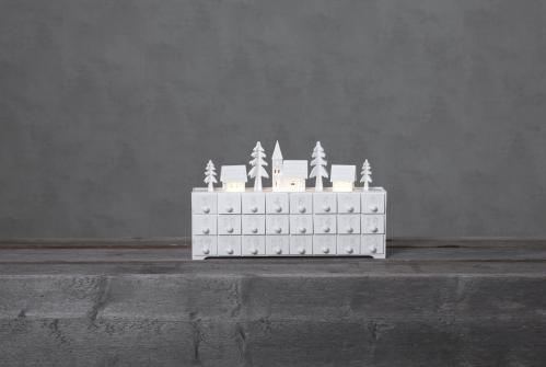 Adventskalender - Paketkalender med bokser - 22,5 cm - www.frokenfraken.se