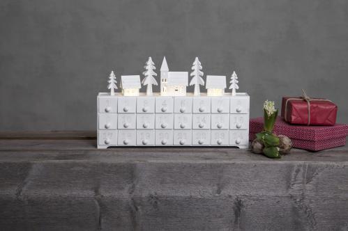 Adventskalender - Paketkalender med bokser - 22,5 cm - www.frokenfraken.se