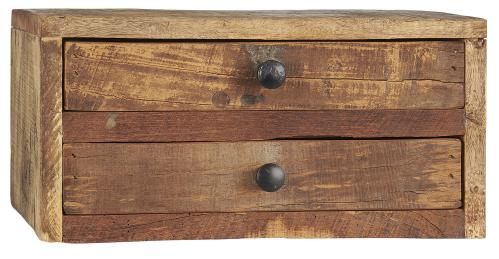 Skrin med 2 skuffer UNIKA - 30 x 15 x 24,5 CM - www.frokenfraken.se
