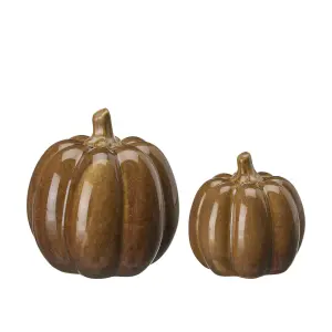 Gresskar – Brun – Judy – 2 stk – Ø13, Ø10 cm - www.frokenfraken.se