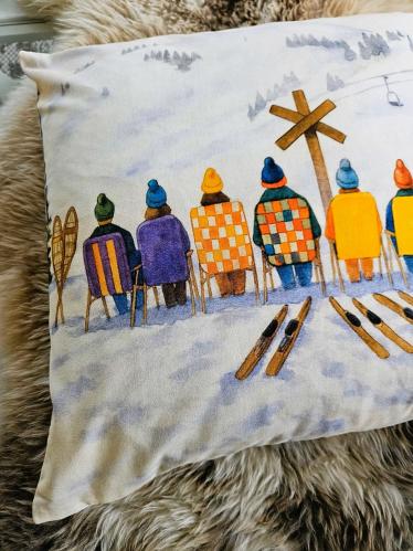 Putevar – Hvile på Fjellet – 45 x 45 cm - www.frokenfraken.se