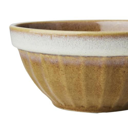 Skål L - Costa - Sennepsgul/flerfarget - Ø16 x 8 cm - www.frokenfraken.se