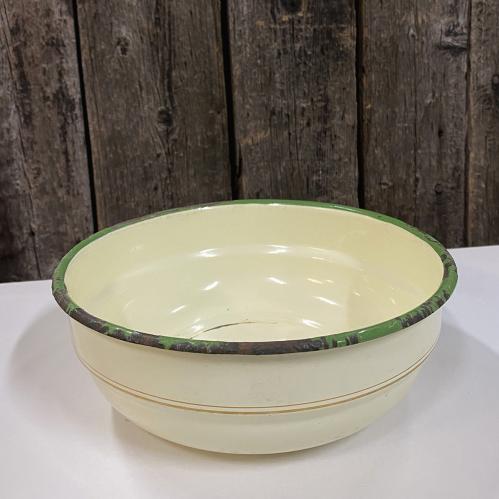 Vask - Gammeldags - Gul & Grønn - 8,5 x Ø23,5 cm - www.frokenfraken.se