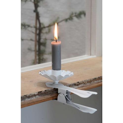 Lysklype - Lysklype XL - for rustik lys - Hvit - 16 cm - www.frokenfraken.se