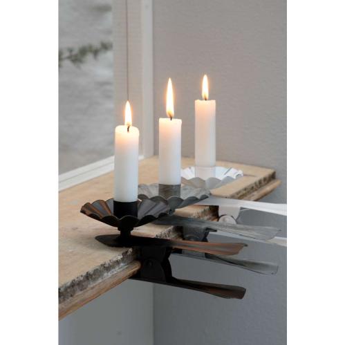 Lysklype - Lysklips XL - for rustikklys - Svart - 16 cm - www.frokenfraken.se