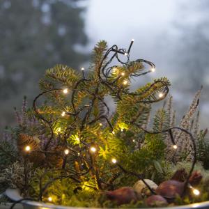 Lyslenke - Utendørs - 180 stk Micro LED varm hvit - 18 meter - www.frokenfraken.se