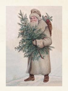Plakat - Vintage - Tomte - 18 x 24 cm - www.frokenfraken.se
