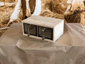 Krydderhylle – Natur – Med måleskjeer – 30 x 13 x 18 cm - www.frokenfraken.se