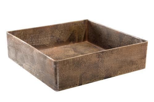 Krukke - kvadrat - Rust - 25 x 7 cm - www.frokenfraken.se