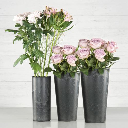 Krukke/Vase - Betong - 19 x 12,5 x 33 cm - www.frokenfraken.se