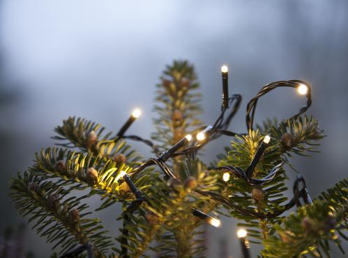 Lyslenke - Utendørs - 180 stk Micro LED varm hvit - 18 meter - www.frokenfraken.se