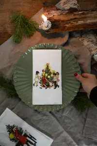 Serviett - Barna i Bakkeby - Kapittel 1 - 11 x 21 cm - www.frokenfraken.se