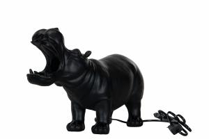 Lampe Flodhest Svart - 37 x 14 x 24,5 cm - www.frokenfraken.se
