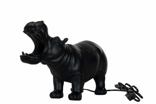 Lampe Flodhest Svart - 37 x 14 x 24,5 cm - www.frokenfraken.se