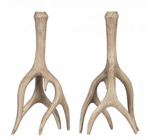 Lysestake - Renhorn - Natur - 29 cm - 1stk - www.frokenfraken.se