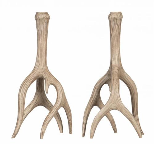 Lysestake - Renhorn - Natur - 29 cm - 1stk - www.frokenfraken.se