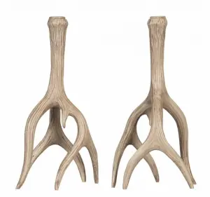 Lysestake - Renhorn - Natur - 29 cm - 1stk - www.frokenfraken.se