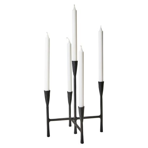 Kandelaber - Svart - 30 x 27 x 37 cm - www.frokenfraken.se