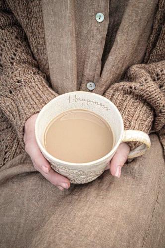 Kopp - Happiness - Karamell - Bidra til Barncancerfonden - www.frokenfraken.se