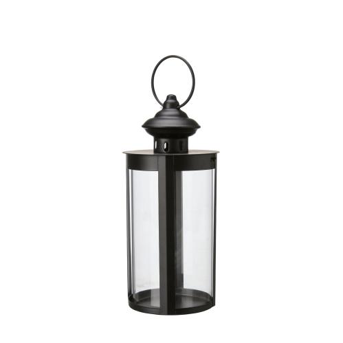 Hengende lyslykt på pinne - Svart - 65 cm - www.frokenfraken.se