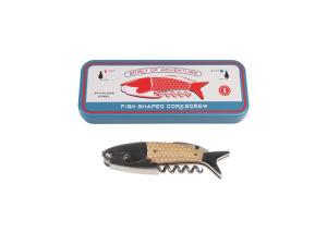Korketrekker - Fisk i Blikkboks - 13 cm - www.frokenfraken.se