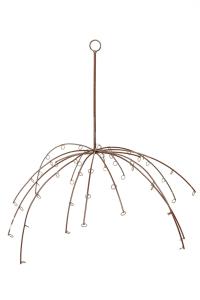 Paraply henger - Brun - 60 cm - www.frokenfraken.se