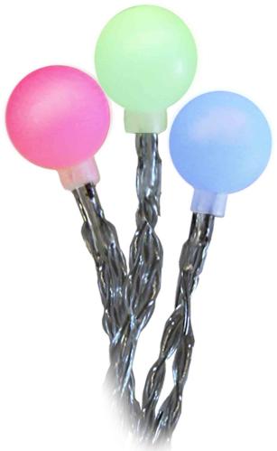 Solcelle Lyslenke - Multi - 20 LED-pærer - 4,7 m - www.frokenfraken.se