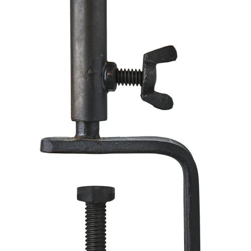 Lyslykt med klemme - Svart - Ø17 x 24 cm - www.frokenfraken.se