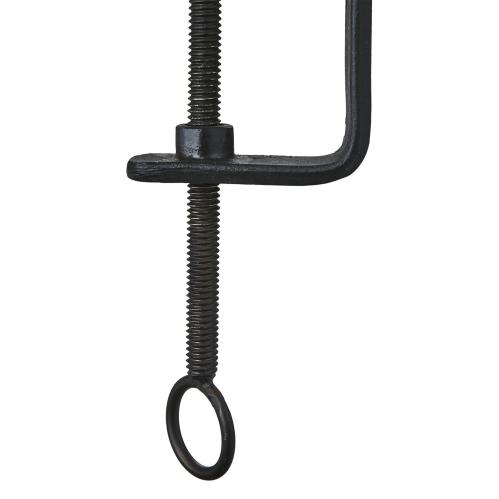 Lyslykt med klemme - Svart - Ø17 x 24 cm - www.frokenfraken.se