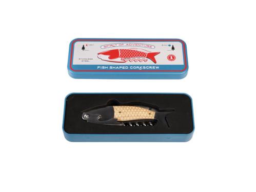 Korketrekker - Fisk i Blikkboks - 13 cm - www.frokenfraken.se