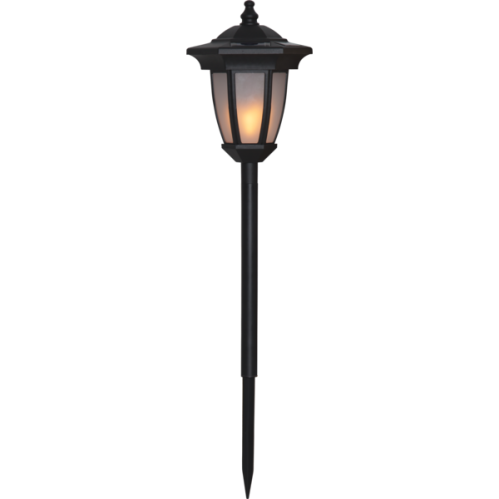 Solcellelampe med multifunksjon - Lykt/Vegglykt/Stolpe/Ganglys - www.frokenfraken.se