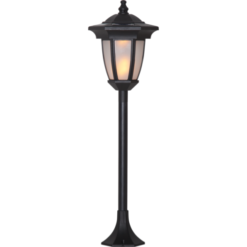 Solcellelampe med multifunksjon - Lykt/Vegglykt/Stolpe/Ganglys - www.frokenfraken.se