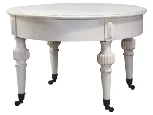 Sofabord rundt med hjul - Ø70cm - www.frokenfraken.se