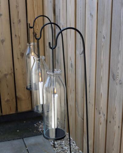 Lysstake med pinne - Gardenbottle - Kronlys - 100 cm - www.frokenfraken.se